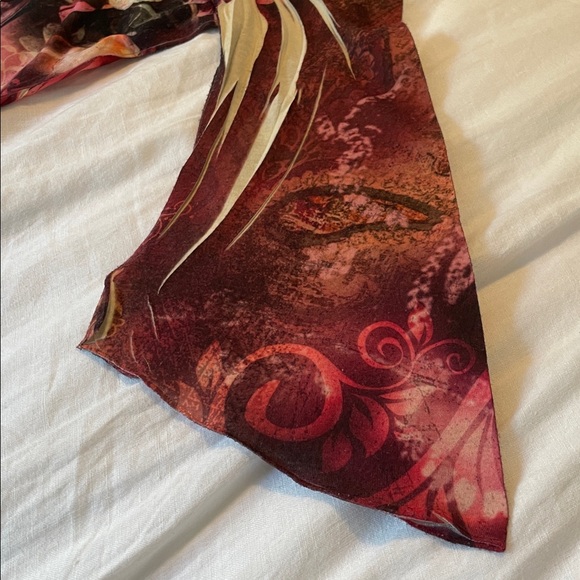 Bleu Velvet Women's Multicolor Floral Blouse - Picture 10 of 10